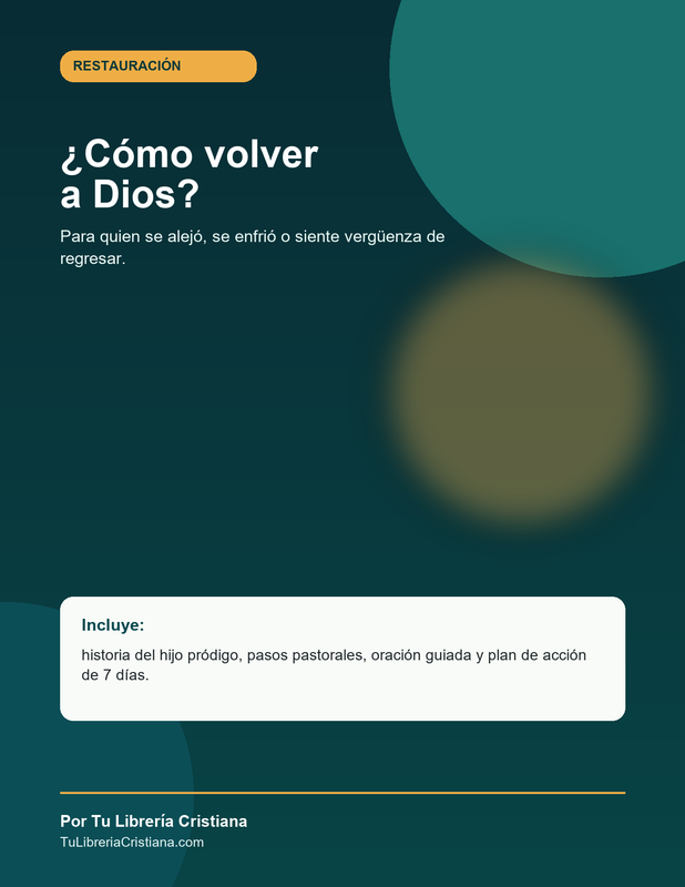 ¿Cómo volver a Dios?