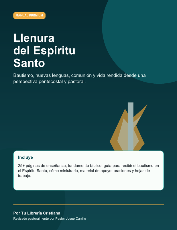 Llenura y bautismo en el Espíritu Santo