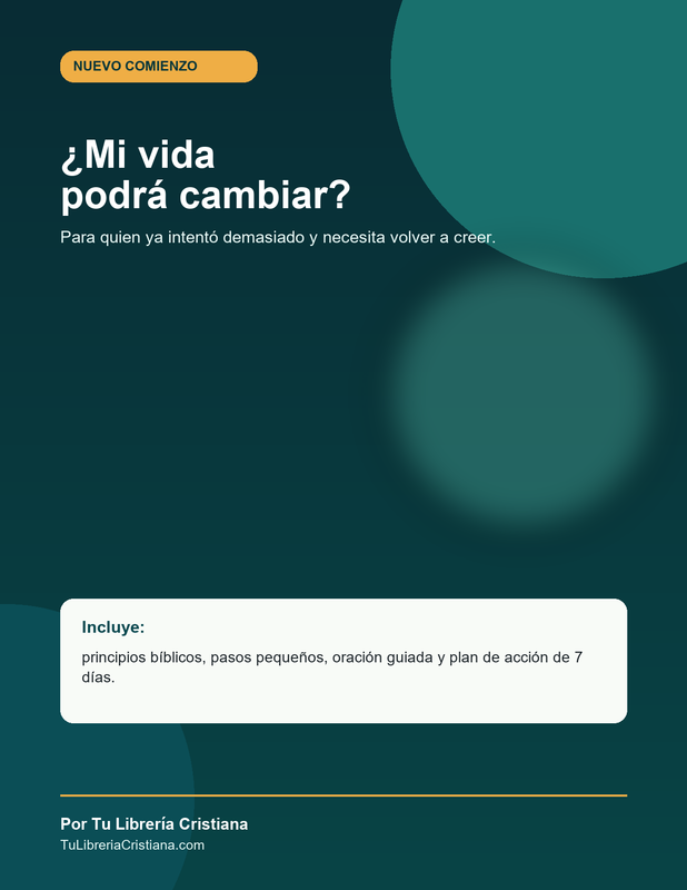 ¿Mi vida podrá cambiar?