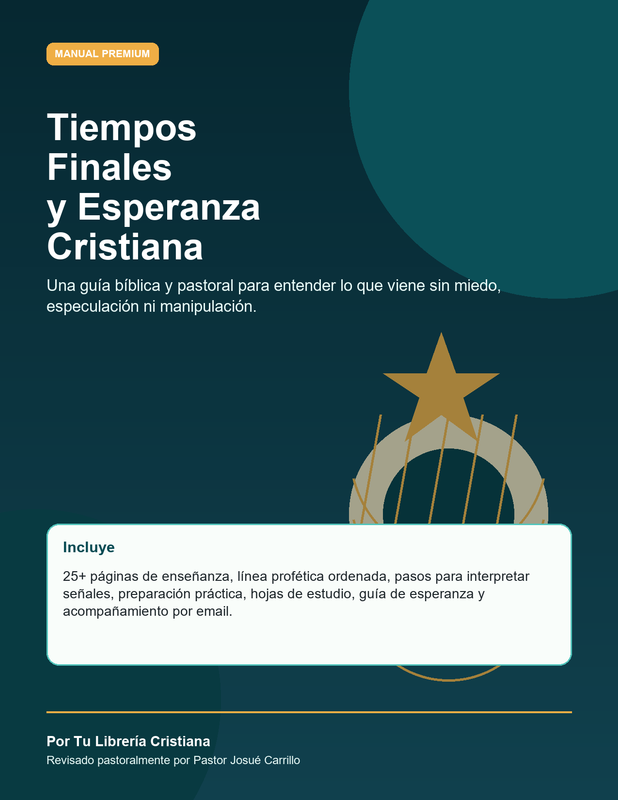 Tiempos finales y esperanza cristiana